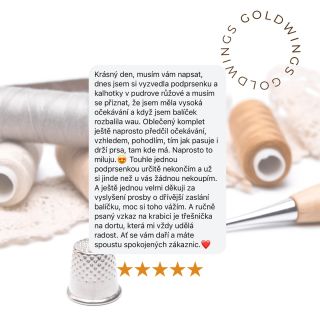 Děkuji za vaše krásné recenze do zpráv i na e-shopu ❤️